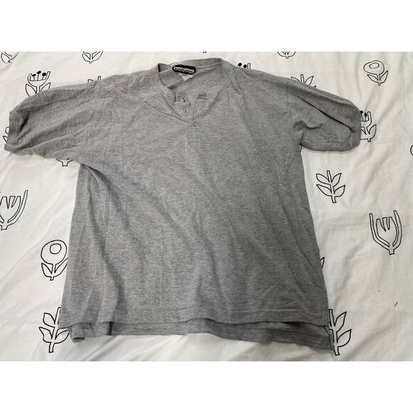 Body Rags Other - Body Rags Gray Henley T-Shirt